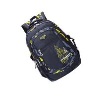 mophrati Mochila Escolar para niños Adolescentes - Mochila Impermeable de Malla de Gran Capacidad Mochilas de Nailon Durabilidad para niños Fabricada en Nailon, Amarillo
