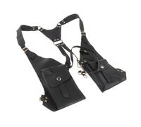 mophrati Mochila Ligera Multiusos con Correas Ajustables Exploraciones y Viajes de Fin de Semana Senderismo Bolso de Hombro Doble Ajustable Ciclismo al Aire Libre Viajes, Negro, 38 x 14 cm