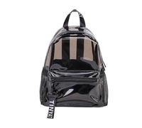 mophrati Mochila para mujer, mochila con cremallera Visible, bolso de hombro escolar de viaje, pañuelos de paraguas, organizador de almacenamiento de libros ajustable