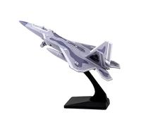 mophrati Modelo de avión F-22 de aleación de plástico, Arte de aviación detallado, Hermosa Pieza Coleccionable para decoración del hogar. Tirar hacia
