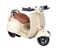 mophrati Motocicleta eléctrica simulada para hámsteres Que combina con iluminación y Sonido para un Tiempo de Juego más Feliz Hecha de ABS Bicicleta eléctrica para Mascotas, Beige