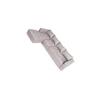 mophrati Muebles en Miniatura para casa de muñecas a Escala 1/6 realistas. El sofá en Forma de L añade Estilo al Dormitorio la casa muñecas. Balcón. Muebles para a Escala 1/6.