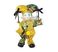 mophrati Muñeca de Payaso Pintada a Mano de 8 Pulgadas, Regalo para niños, características únicas, muñeca de cerámica, Hermosa decoración, aplicación,