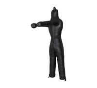 mophrati Muñeco de Boxeo, muñeco de Lucha, Aprendizaje de técnicas de Agarre, Seguro para Adultos y niños, Funda de Lucha vacía, rellenable con Diversos, Negro, 160 centímetros
