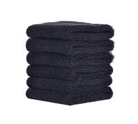 mophrati Muñequeras de poliéster de 6 Piezas, a Prueba Sudor, Antideslizantes, absorbentes, Ajustables, Flexibles, para Deportes, Protector para Correr, Negro