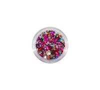 mophrati Nail Art Piedras de vidrio trituradas Brillo irregular Excelente brillo Fragmento de cristal brillante Fabricación joyas para teléfonos móviles, color mezclado