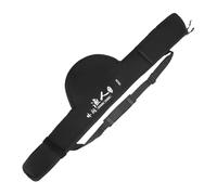 mophrati Organizador portátil de aparejos de pesca, portacañas, elegante y práctico organizador de lona para guardar lo esencial, seguro y seco, Negro, 95 centímetros