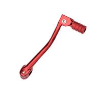 mophrati Palanca de cambios de pie CNC duradera y antideslizante para una conducción cómoda, equipo plegable aluminio fácil instalar, Rojo