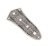 mophrati Panel de Control de interruptor placa Control bajos, patrones negros resistencia, elegante instrumento decoración bajos, guitarra