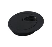 mophrati Panel de Cubierta para Orificios roscados de Escritorio, Soporte para Cables, Cubierta para Orificios Escritorio para Cables, Color Negro