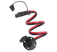 mophrati Panel Solar 30A SAE a SAE Adaptador de 4 Pines Extensión Vehículo Convertidor de PVC 10Awg Cable Extensor desconexión rápida Automóvil 60cm