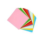 mophrati Papeles de origami coloridos Mentes creativas Papel de origami plegable de doble cara Mejora proyectos Flores de papel de doble cara plegables Deseo de suerte, 15 x 15 cm
