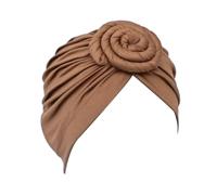 mophrati Paquete de 1 turbante africano concéntrico, gorro preatado, elegante, atractivo, alto elástico, ajustable, para la cabeza