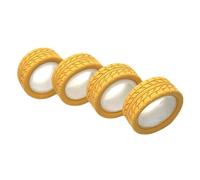 mophrati Paquete de 4 neumáticos de coche modelo RC 1/18, piezas con diseño banda rodadura, Kit mejorado neumáticos goma, reemplazo para A949 A959 A969 A979 K929, Oro