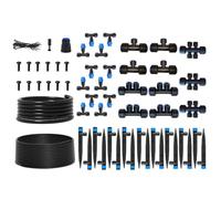 mophrati Para Sistema de tubería de riego por goteo 75 pies Incluye tubería 26 pies Conectores en T púas con cierre a presión Goteros Tees conexión rápida Tees conexión rápida Essentials