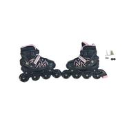 mophrati Patines en línea para Hombres y Mujeres, Patines de Ruedas para niños Resistentes al Desgaste de Elasticidad para Adultos, Zapatos Patinaje a Prueba Golpes Flash para niñas, Rosa/M