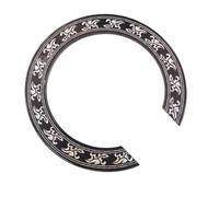 mophrati Pegatina con incrustaciones de roseta para guitarras, calcomanía con orificio de sonido, accesorios, piezas reemplazadas portátiles, suministro soporte Musical, guitarras