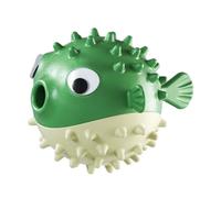 mophrati Pelota de Goma Grande para Masticar para Mascotas, Juego Seguro para Amigos Peludos, Pelota de Goma Grande Duradera, para Masticar para Mascotas, Juguete Interactivo para Perros, Verde