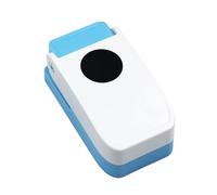 mophrati Perforadora cuadrada con hebilla de bloqueo inferior para el hogar, oficina, papelería, perforadora cuadrada, manual, para álbumes de recortes, círculo
