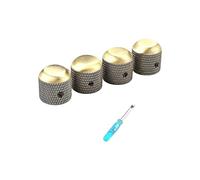 mophrati Perillas de sombrero de copa para bajo eléctrico, juego de reemplazo rápido de control de volumen, fácil de usar y duradero. Nombre del producto: Perilla profesional