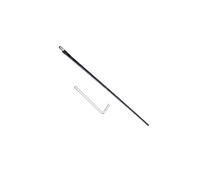 mophrati Piezas de repuesto para guitarra, varilla de guitarra de tipo doble, fácil ajuste. Características: para músicos que buscan una textura dura, es una buena opción para, Negro, 580x9x5 mm