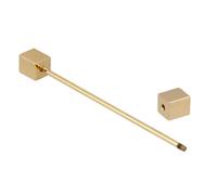 mophrati Pinza para corbata, regalo extraordinario, con broche, abrazadera para camisa, alfiler de boda, decoración para cuello de camisa, pinza para corbata de hombre dorada