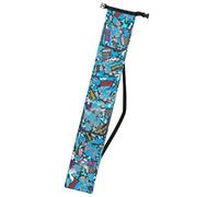 mophrati Portador De Caña De Pescar Flexible Y Gadgets De 1.3 m 2 bolsillos