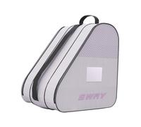 mophrati Práctica bolsa de transporte para patines con bolsillos laterales de malla transpirable. Bolsa de transporte compacta para zapatos de patinaje y, Púrpura, 16x10x16cm