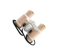 mophrati Prismáticos pequeños 4x30 para niños, ideal para senderismo, deportes y eventos. Color Para blanco café intenso, Café Negro, 8.8 x 11 x 4 cm