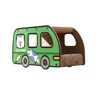 mophrati Rascador para Gatos, Caja rascadora para Gatos, Almohadilla para rascar Que Proporciona un Espacio Multifuncional para Que los descansen y jueguen Mientras Protege, autobús