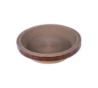 mophrati Rascador para Gatos, Cama para Dormir, Cuenco, Nido, combinación de rascador y Nido para Gatos, para Que disfruten. El Evita Que se dañen los Muebles.