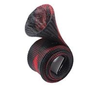 mophrati Red de caña de Pescar elástica fundición, Protector Malla Trenzada retráctil, Resistente al Desgaste, Guantes Poste Giratorio, Herramienta para Exteriores, Rojo/S