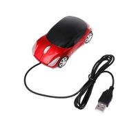 mophrati Reemplazo de ratón óptico ergonómico con Cable en Forma de Coche, portátil para el hogar, 3 Teclas, para Juegos, Ordenador, ratón, PC de Escritorio y portátil