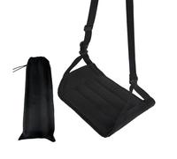mophrati Reposapiés de avión con acolchado suave, cómodo y esencial para viajes, tela, vuelos de larga distancia, kit esencial para coche y oficina, A