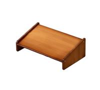 mophrati Reposapiés de Para madera para debajo del escritorio, taburete de paso ajustable, ergonómico, reposapiés suave, baño, oficina, hogar ancianos, soporte para silla, Color del té, estilo bajo