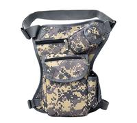 mophrati Riñonera táctica de Amplia aplicación, Ajustable y portátil, Hecha con Lona, riñonera, Unisex, Camuflaje
