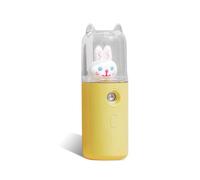 mophrati Rociador de niebla fría humidificador de 30 ml vaporizador facial nebulizador viaje para acampar herramienta para el cuidado la piel suministros belleza, Tipo 2 Amarillo