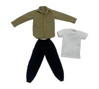 mophrati Ropa para muñecas, modelo de 12 pulgadas, figuras de acción masculinas, conjunto ropa, opciones moda únicas para entusiastas las muñecas, modelo para acción masculina