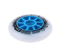 mophrati Ruedas de Patines de PU El Paquete de reemplazo de Ruedas de Patines en línea Incluye una Rueda Duradera y Liviana Que Brinda una Comodidad de Patinaje excepcional, Azul, 100 mm