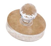 mophrati Sello de cera de sellado Sello cera sellado vintage Herramienta prensado en polvo Base bricolaje Rubor Decoración Álbumes Accesorios en polvo Suministros, Claro, 3.5 x 4 cm