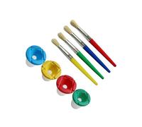 mophrati Set de arte DIY con vasos de pintura, vasos pintura y pinceles que animan a los jóvenes artistas a experimentar y crear obras maestras coloridas. Artistas, bolígrafo, lavadora,