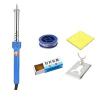 mophrati Soldador de plástico, herramientas de garaje, herramienta reparación profesional, grapadora caliente para el hogar, soldador, lápiz calor retrabajo, 60W/enchufe la UE, 5 piezas