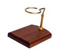 mophrati Soporte de café sofisticado con altura ajustable y detalles de Para madera vintage para una experiencia estética de preparación de café. Estación de goteo.
