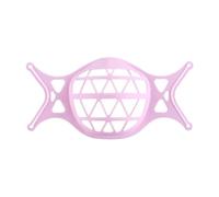 mophrati Soporte de silicona para mascarilla, marco de soporte expandible, cómodo para una respiración segura, mascarillas tela negras reutilizables para niños, mascarillas desechables tela negra