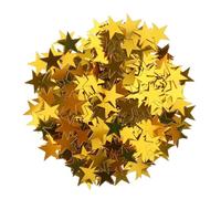 mophrati Sparkle Table Sprinkles Party Table Scatter Stars Confeti Lo mejor para celebraciones de cumpleaños Brilla para cada evento Boda Star Scatter, Oro, 10 mm
