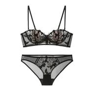 mophrati Sujetador de mujer, ropa de mujer, ropa interior con tirantes, interior sin costuras, fácil usar, forma cuerpo estilo francés, comodidad nailon, mano obra fina, 70B
