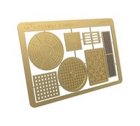 mophrati Tapa de alcantarilla de Rompecabezas a Escala 135, Modelo Rompecabezas 3D, dioramas Arena, decoración, Arquitectura, casa, Objetos colección, entusiastas, ensamblaje, Arquitectura,