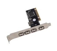 mophrati Tarjeta de expansión PCI USB0 Que Garantiza una Velocidad de Transferencia de Datos de hasta 480 Mbps. Conecte fácilmente Varios Dispositivos externos. Tarjeta