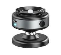 mophrati Taza y teléfono mejorados de Metal de 360 Grados para Soporte teléfono mármol para automóvil, Gris