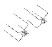 mophrati Tenedor para barbacoa, ideal para asar patatas fritas. El orificio tiene un diámetro de 11,5 mm, apto para barbacoas de 88 mm.